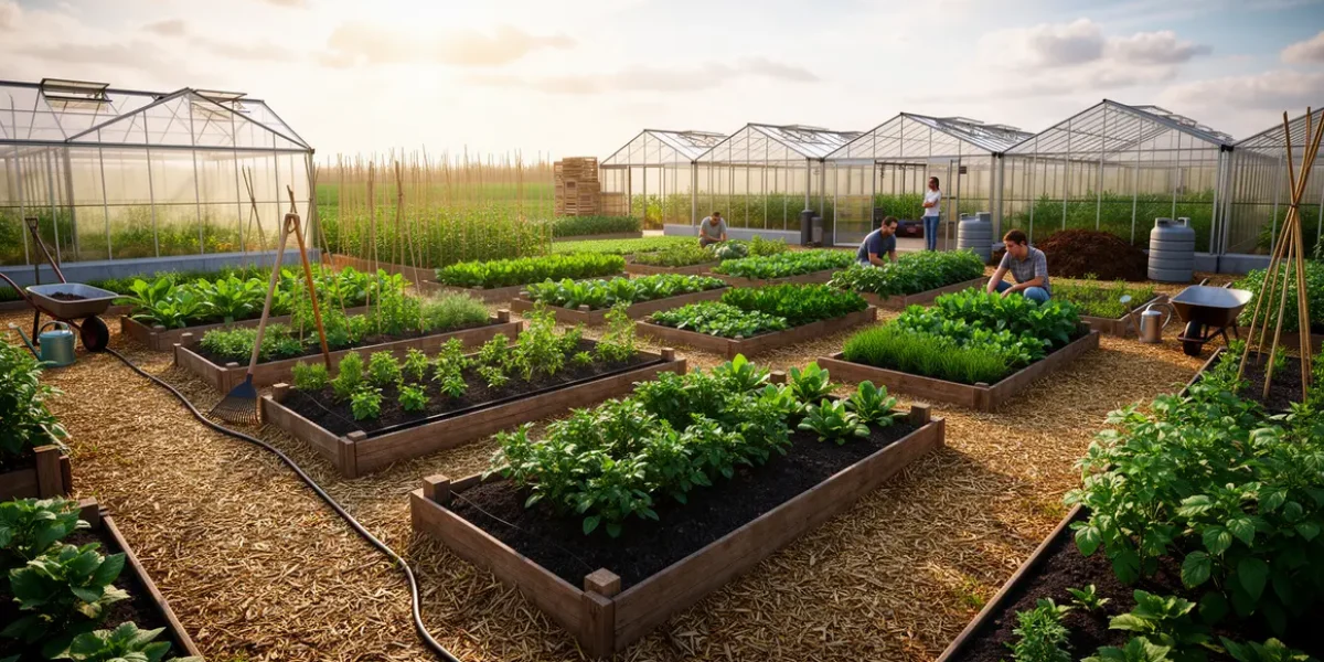 potager 2026 jardin maraicher moderne bacs serres paillage