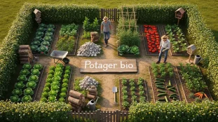 potager bio organise biodiversite haies insectes outils