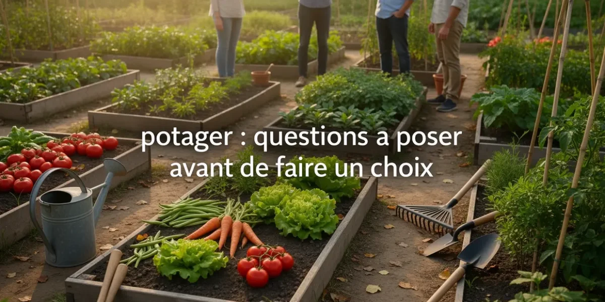 vue photorealiste potager planification