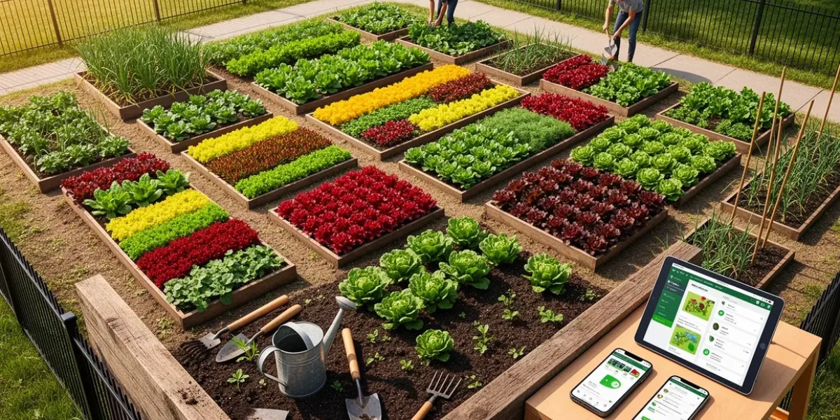 Potager moderne rotation potagere 2026 vue numerique