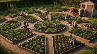 rotation potagere schema zones jardiniers