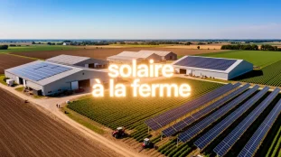 solaire a la ferme installation photovoltaïque exploitation